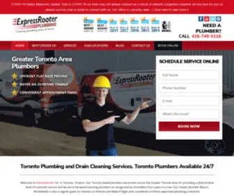 Expressrooterinc.ca(Plumbers Toronto) Screenshot