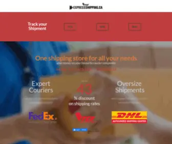 Expressshipping.ca(Express Shipping) Screenshot