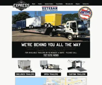 Expresstrailersfl.com(Express Trailers) Screenshot