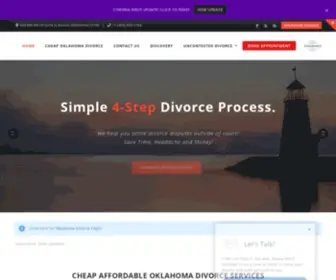 Expressuncontesteddivorce.com(Cheap Divorce Forms in Oklahoma) Screenshot