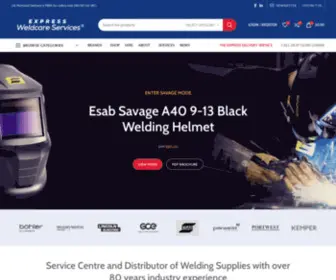 Expressweldcare.co.uk(Welding Supplies in UK) Screenshot