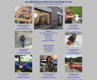 Exprofesso.fi(Ex-Professo Arts Management Oy) Screenshot