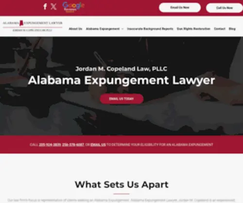 Expungementalabamalawyer.com(Expungement Alabama Lawyer in Childersburg) Screenshot