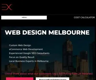 Expython.com(Web Design Melbourne) Screenshot