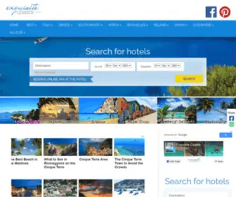 Exquisitecoasts.com(The World's Most Exquisite Coastlines and Beaches) Screenshot