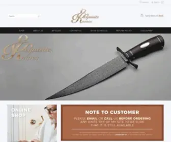 Exquisiteknives.com(Exquisite Knives) Screenshot