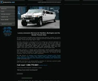 Exquisitelimo.ca(Exquisite Limo) Screenshot