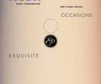 Exquisiteoccasions.ca(GTA Wedding Planner) Screenshot