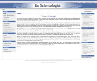 EXSCN.net(Ex Scientologist Message Board) Screenshot