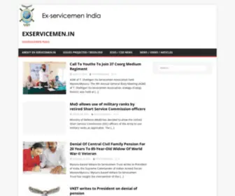 Exservicemen.in(Exservicemen India) Screenshot