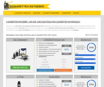 Exsmokers.eu(E-Zigaretten Vergleich 2020) Screenshot