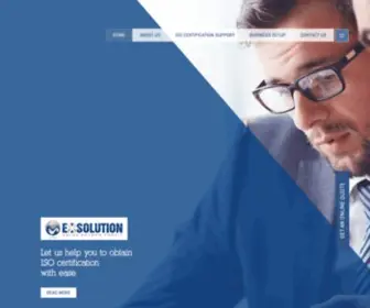 Exsolutiongroup.com(ISO 9001 Consultant Dubai) Screenshot