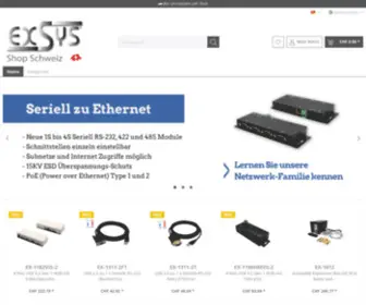 Exsys-Shop.ch(EXSYS Online Shop CH) Screenshot