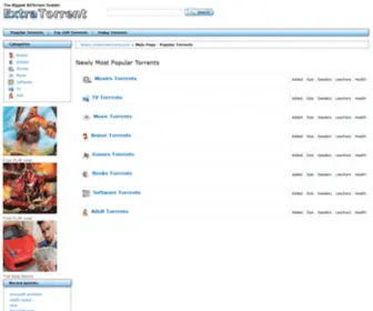 Exta-Torrents.net(Exta Torrents) Screenshot