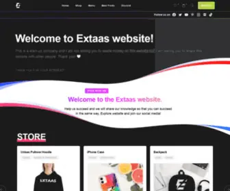 Extaas.com(Home) Screenshot