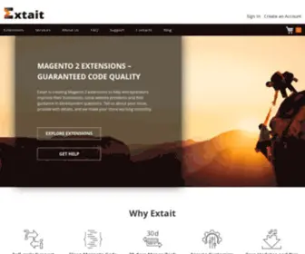 Extait.com(Custom Magento Development Services) Screenshot