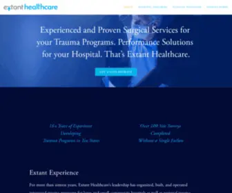 Extanthealthcare.com(Extant Healthcare) Screenshot