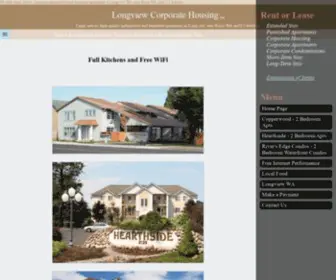 Extended-Stay-LongView-WA.com(Longview Corporate Housing) Screenshot