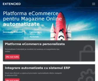 Extended.ro(Platforma eCommerce pentru Magazine Online automatizate) Screenshot