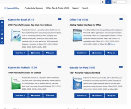 Extendoffice.com(Best Office Productivity Tools) Screenshot