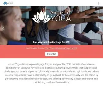 Extendyoga.com(Home) Screenshot