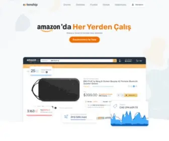 Extenship.com(Amazon dropshipping yazılımı) Screenshot