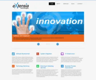 Extensiatech.com(EXtensia Technologies) Screenshot