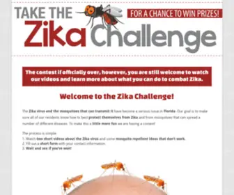 Extensioncontest.com(The Zika Challenge Contest) Screenshot