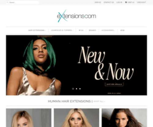 Extensions.com(Hair Extensions) Screenshot