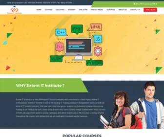 Extentit-INST.com(Extent IT Institute) Screenshot