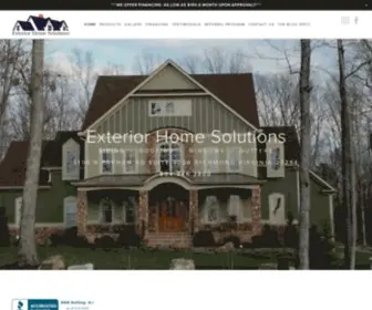 Exteriorhomesolutionsrva.com(Home Improvement Company) Screenshot