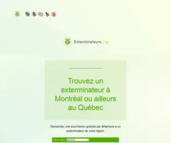 Exterminateurs.org(Trouvez) Screenshot