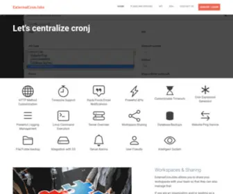 Externalcronjobs.com(External Cron Jobs) Screenshot