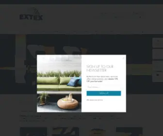 Extex.co.uk(Luxury outdoor fabric collection by EXTEX) Screenshot