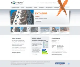 Extherm.cz(Stavební systémy) Screenshot
