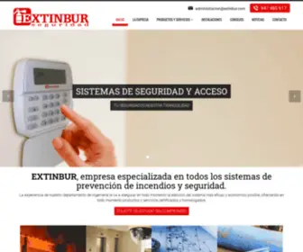 Extinbur.com(Extinbur Seguridad) Screenshot