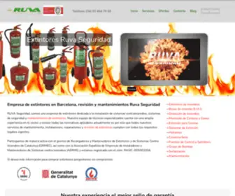 Extintoresbadalona.com(Empresa de extintores) Screenshot