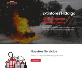 Extintoreshidalgo.com(Venta, Recarga y Mantenimiento) Screenshot