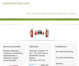 Extintoresvym.com(Inicio) Screenshot