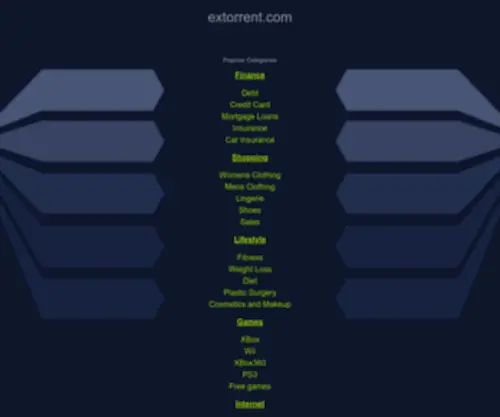Extorrent.com(extorrent) Screenshot