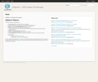 Extplorer.net(A PHP) Screenshot