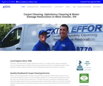 Extra-Effort.com(Carpet Cleaning in West Chester) Screenshot