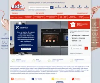 Extra.fr(Magasin électroménager Extra) Screenshot