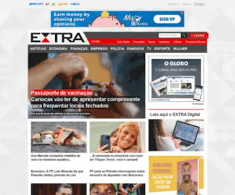 Extra.inf.br(Extra Online) Screenshot