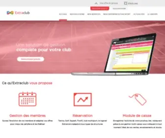 Extraclub.fr(Gestion de club) Screenshot