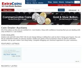 Extracoins.com(Coin &amp; Currency Marketplace) Screenshot