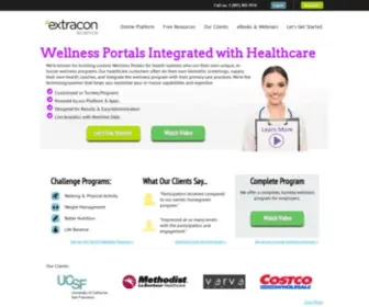 Extracon.com(Employee Wellness) Screenshot