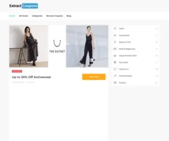 Extractcoupons.com(Extract Coupons) Screenshot