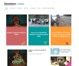 Extractivismoencolombia.org(Extractivismo en Colombia) Screenshot