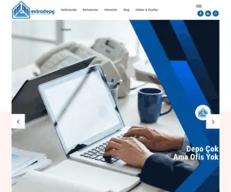 Extradepo.com(İstanbul Beylikdüzü Depolu Ortak Ofis) Screenshot